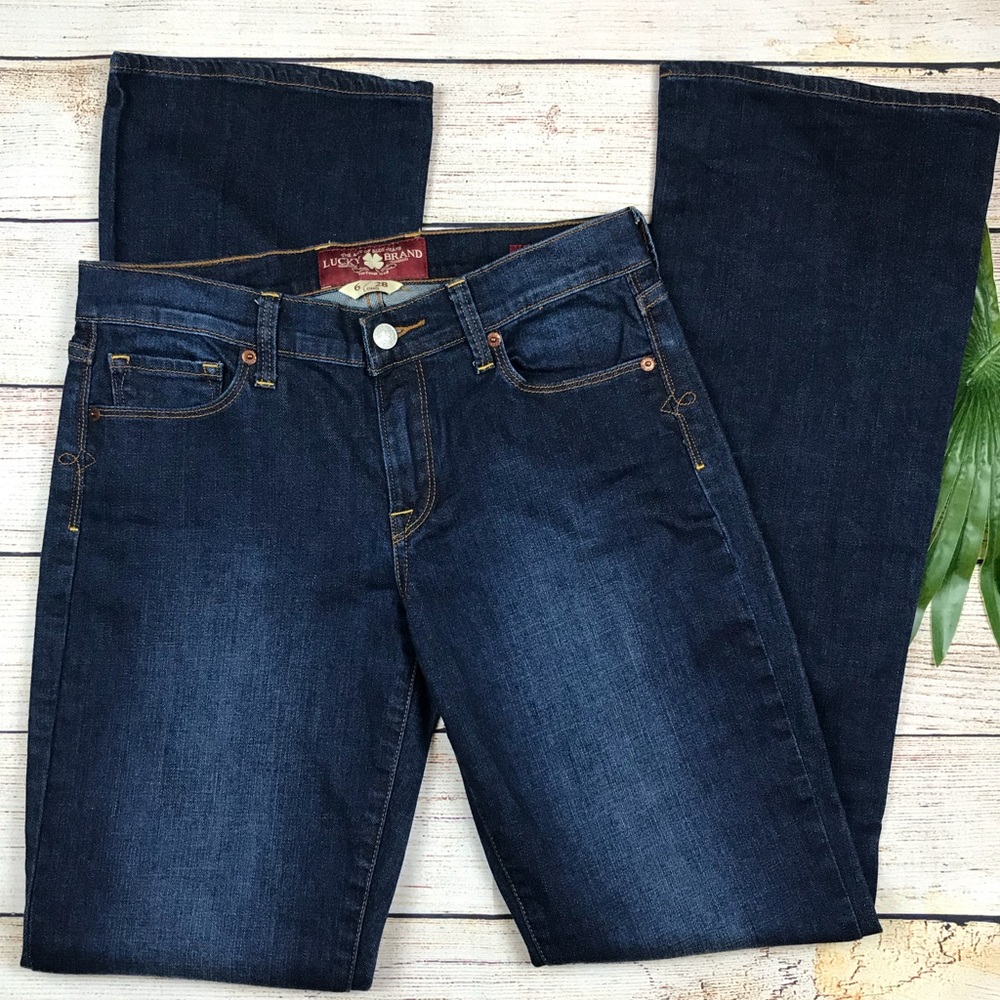 Lucky Brand Jeans size 6/28 LONG ankle Sofia boot